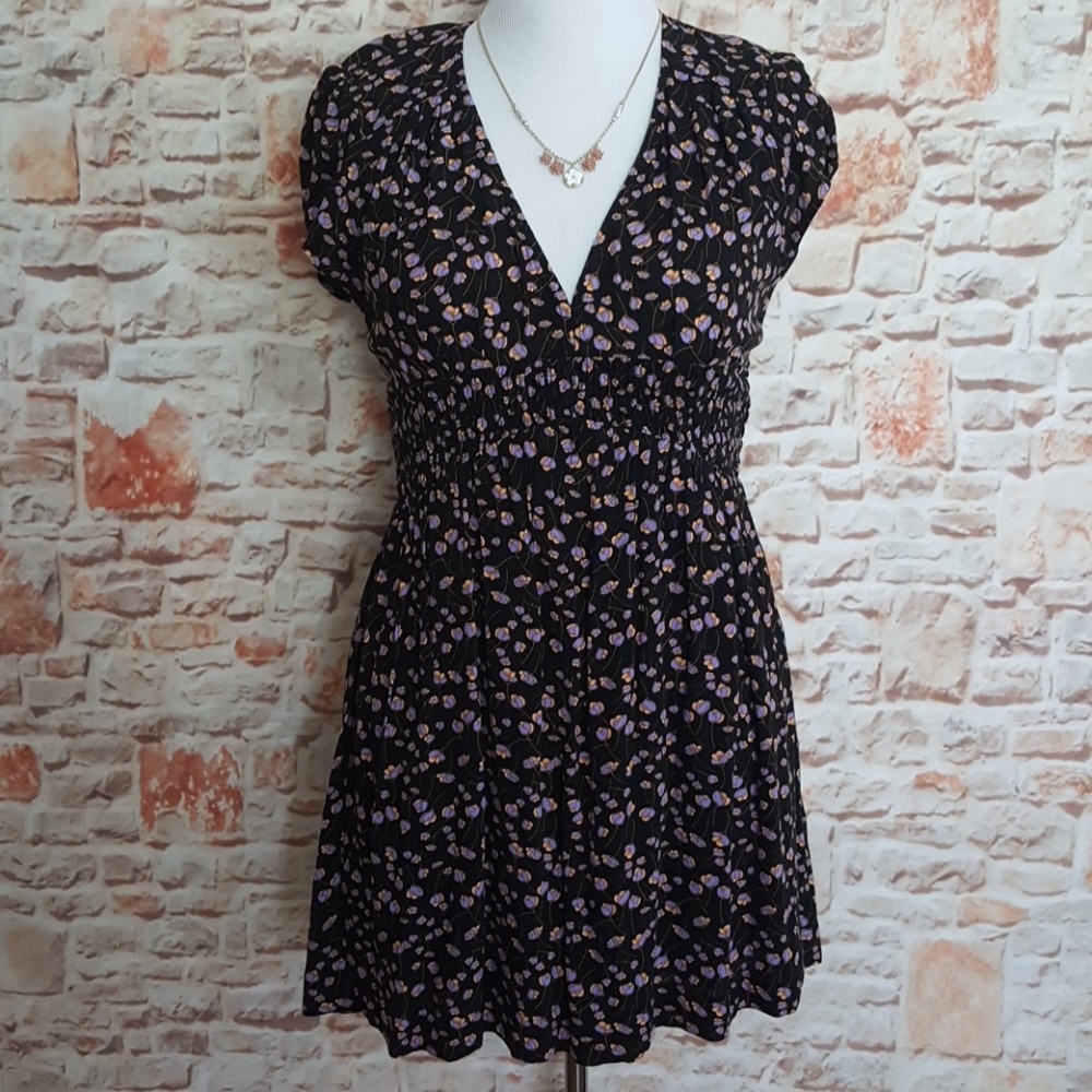 New Free People Oh Baby Printed Mini Dress